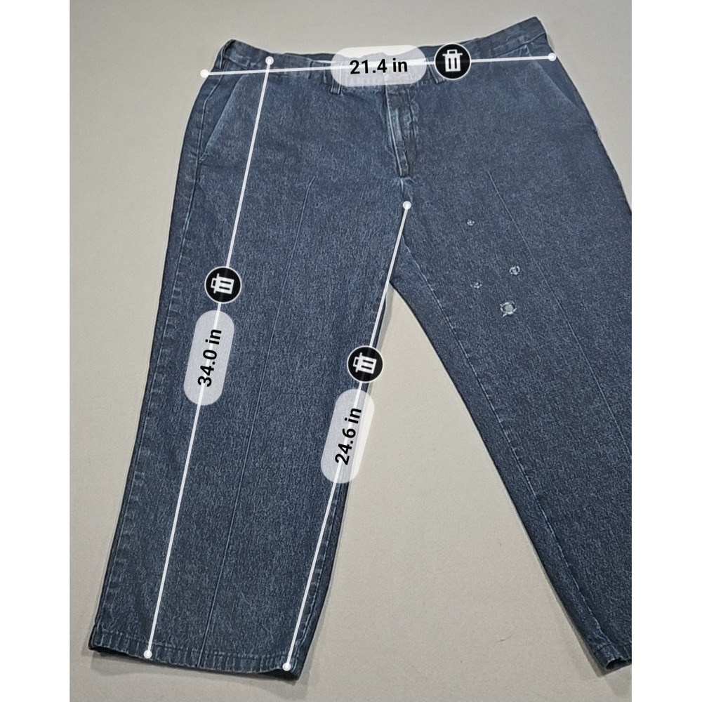 Haggar Clothing Men's Classic Fit Denim Jeans Size 42x29 - Picture 2 of 7